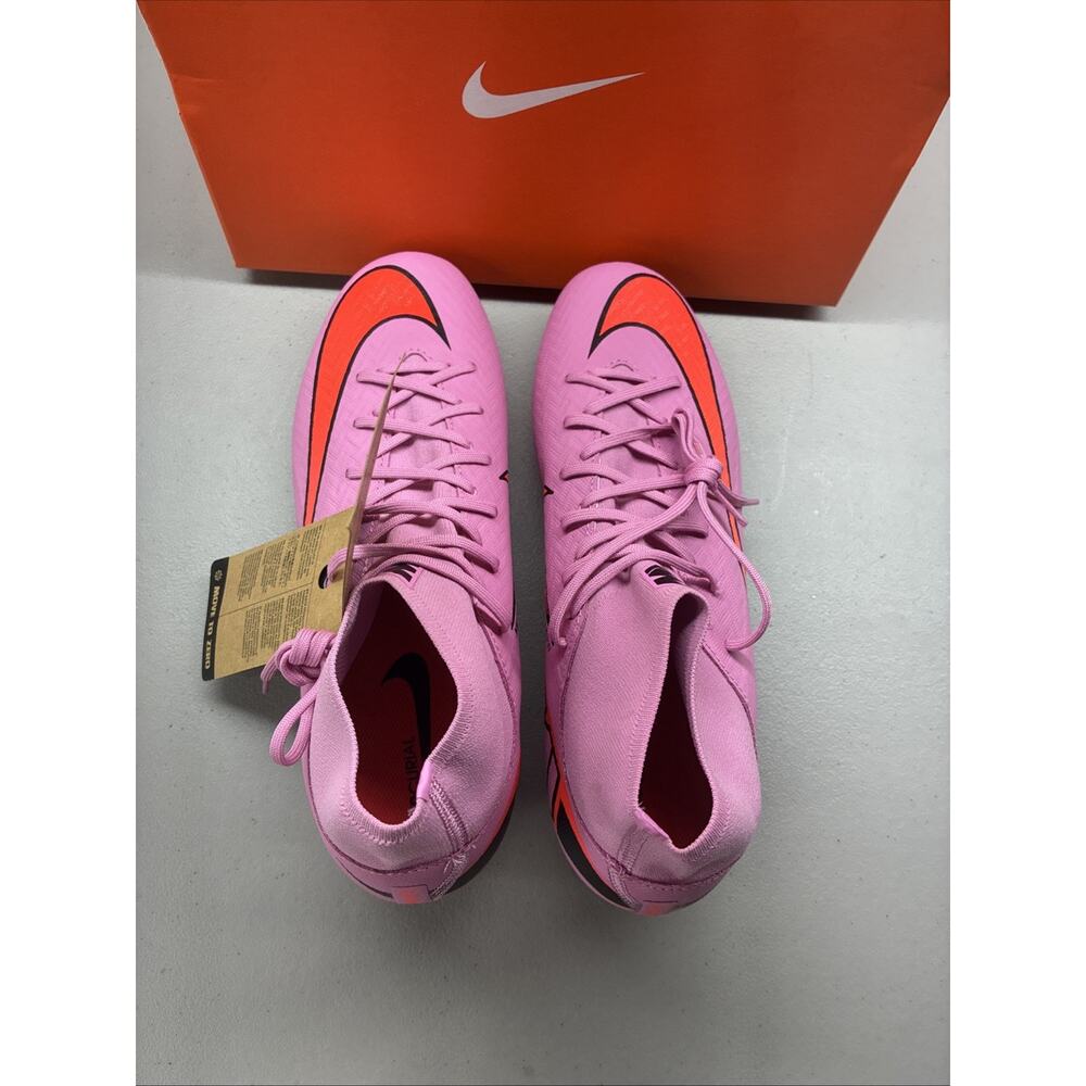 Nike Mercurial Superfly 10 Academy MG Magic Flamingo (FQ1456-600) Men's 9.5 - Picture 4 of 6
